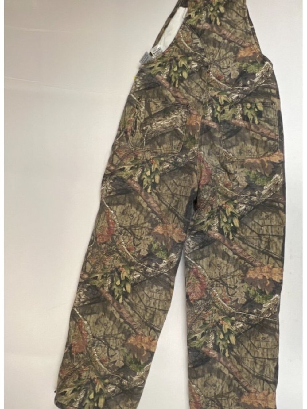 Carhartt Youth Boys Mossy Oak Camo Bib Overalls Quilted Lined Size 12 - Picture 2 of 7